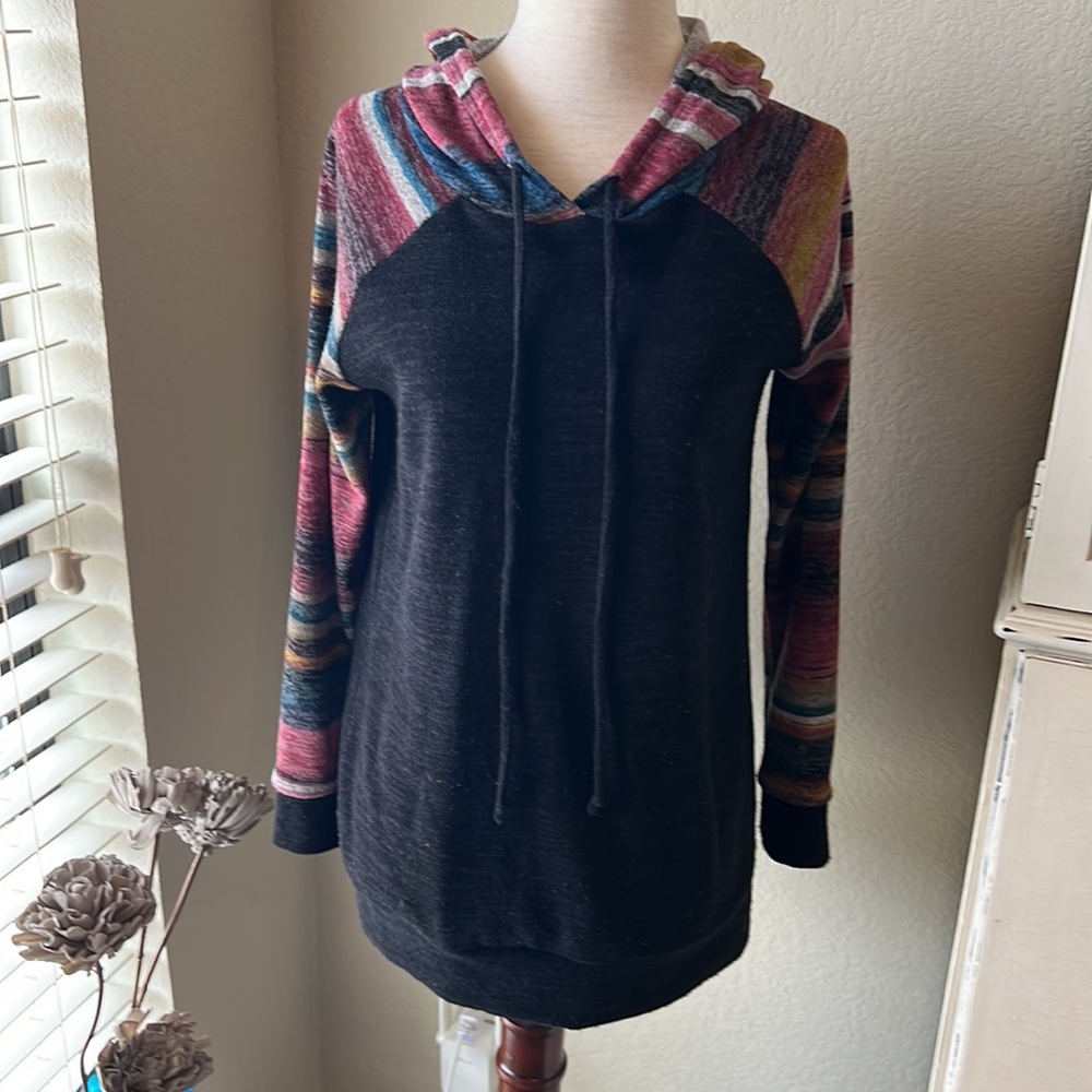 Soft black hoodie